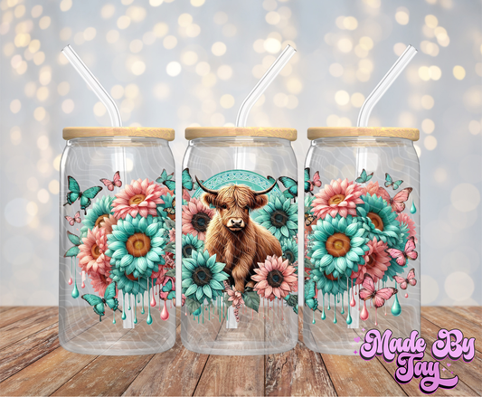 Highland Cow - 16OZ UV DTF Wrap
