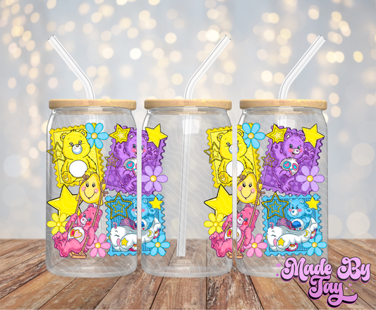 Car_bears - 16OZ UV DTF Wrap