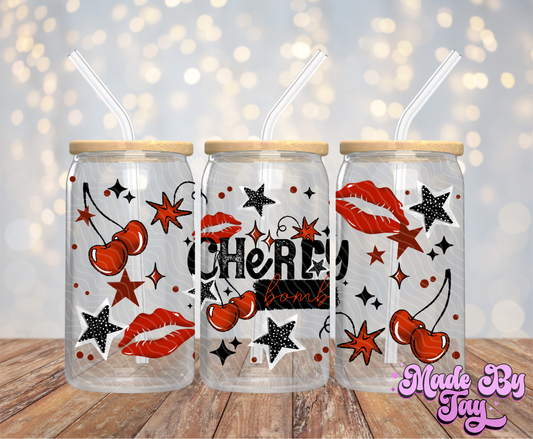 Cherry Bomb - 16OZ UV DTF Wrap
