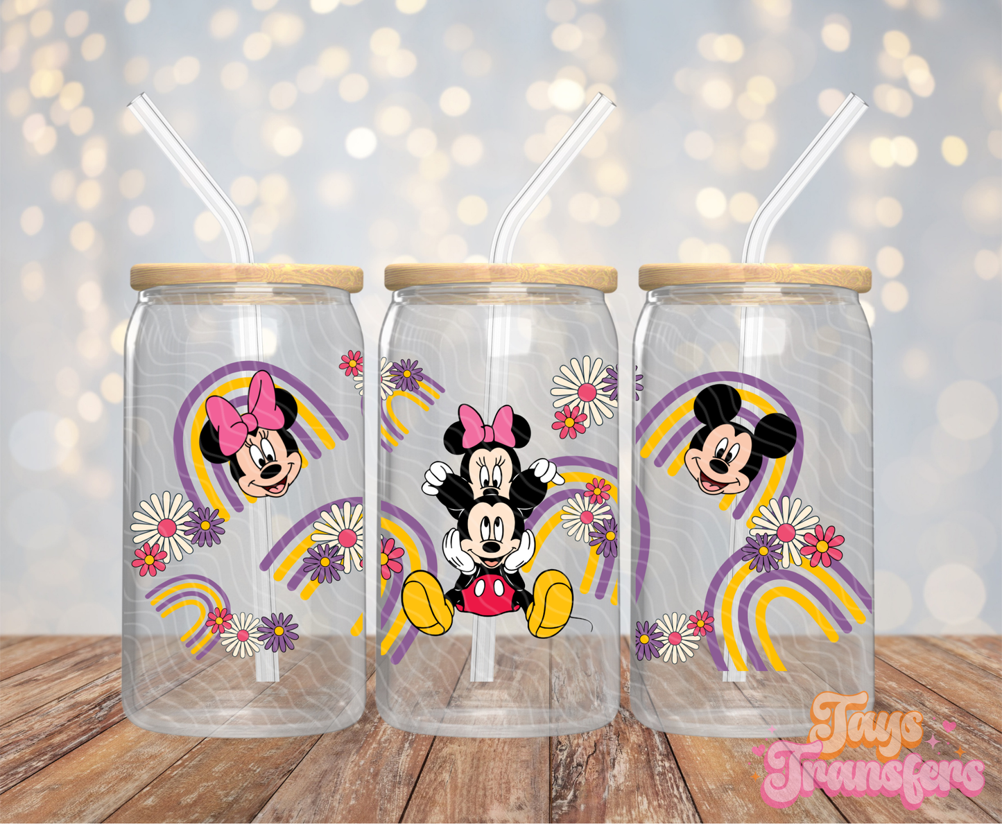 Mouse Rainbows - 16OZ UV DTF Wrap