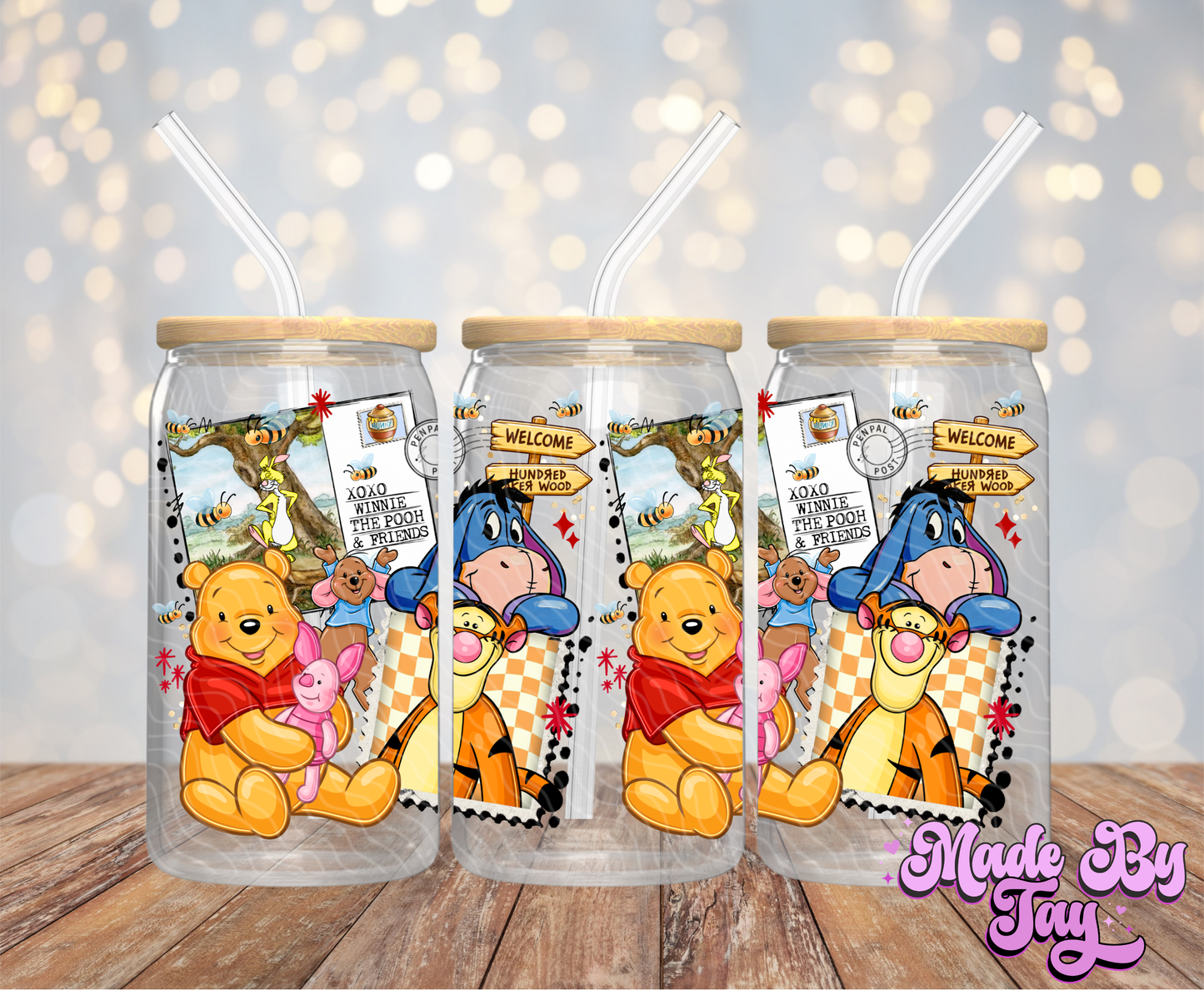 W_nnie & Friends - 16OZ UV DTF Wrap