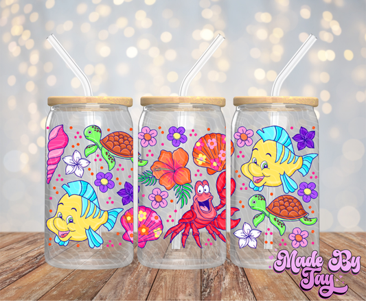 L_ttle M_rmaid - 16OZ UV DTF Wrap