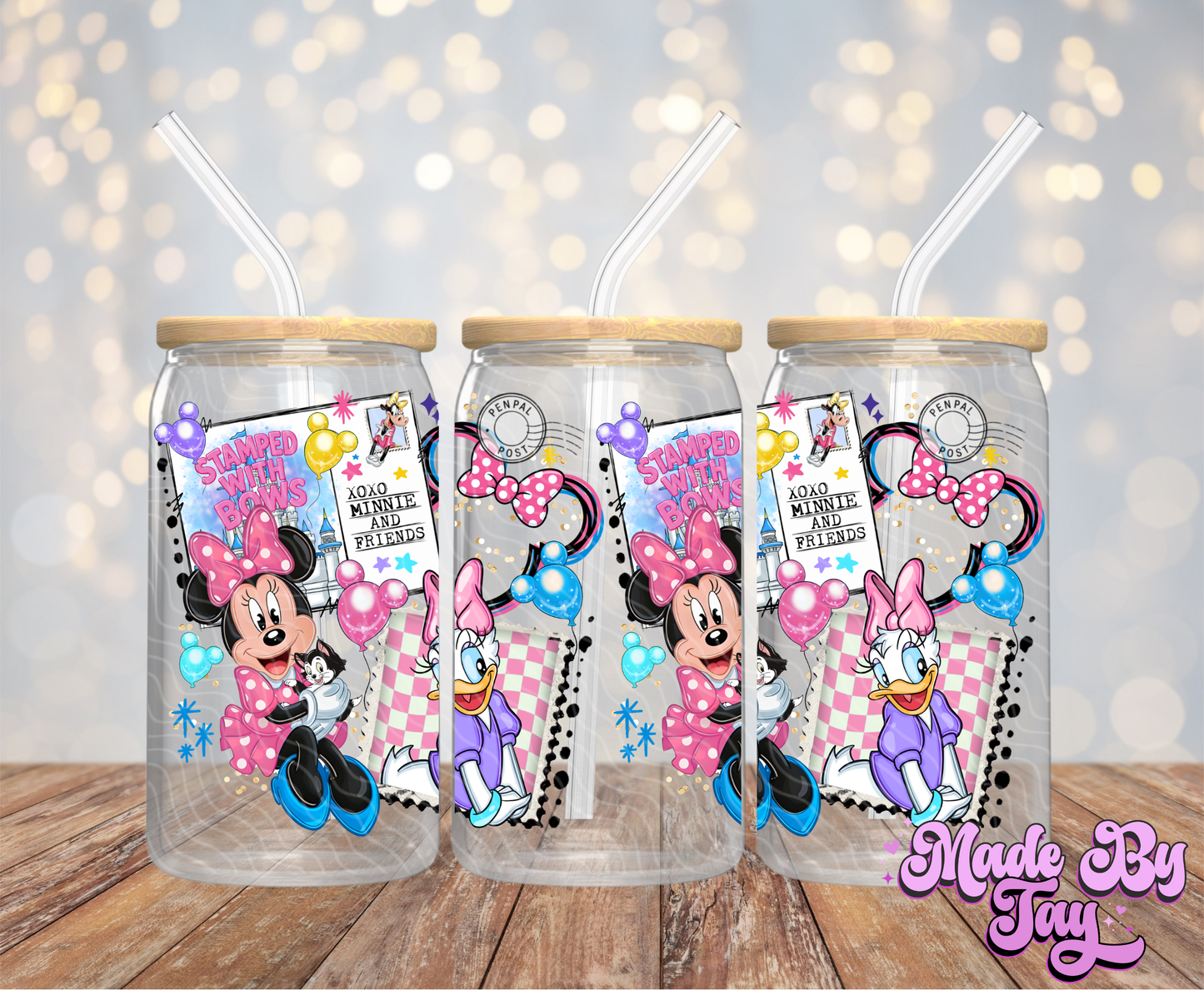 M_nnie & Friends - 16OZ UV DTF Wrap