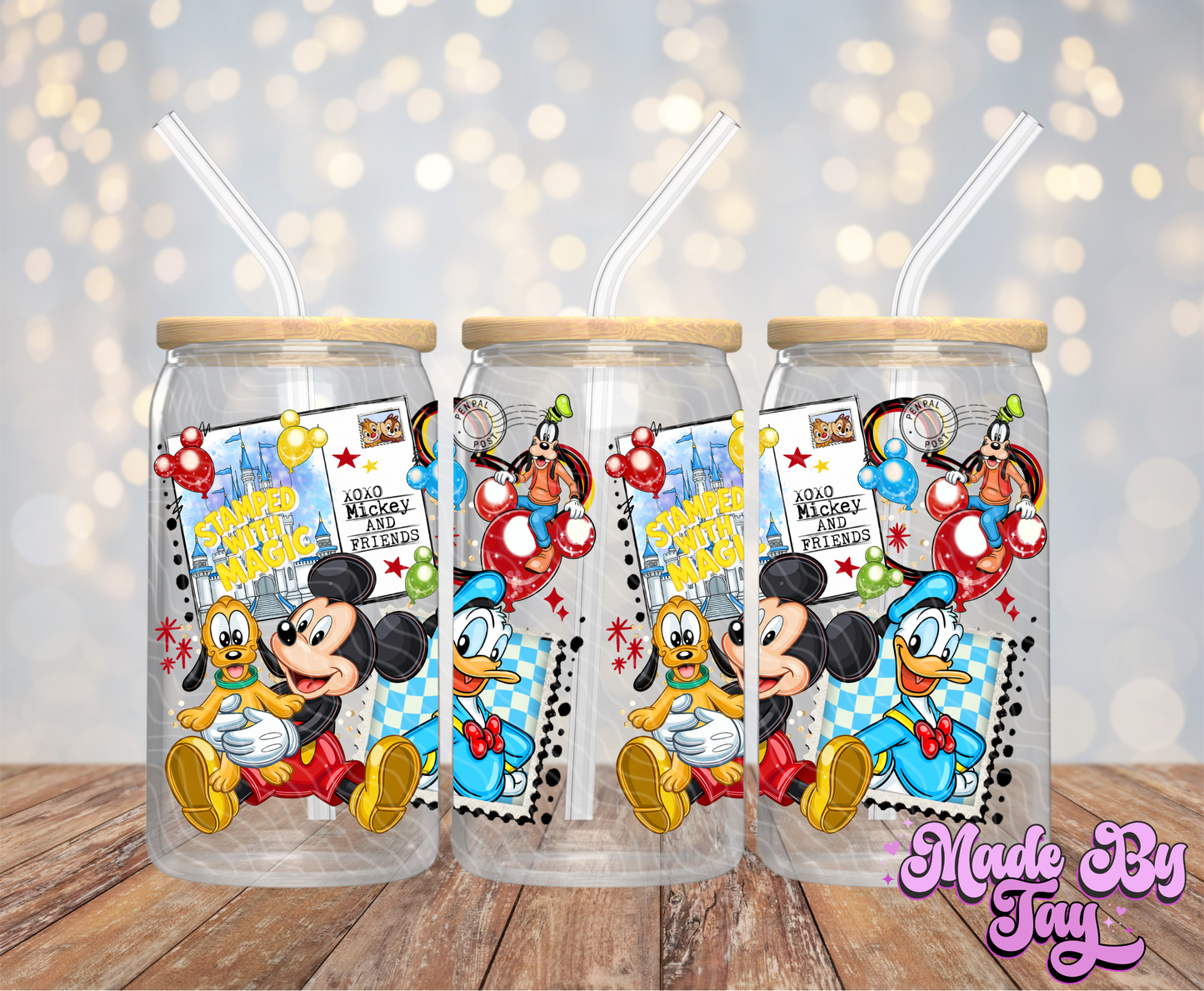 M_ckey & Friends - 16OZ UV DTF Wrap