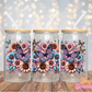 Pink/Blue Butterflies - 16OZ UV DTF Wrap