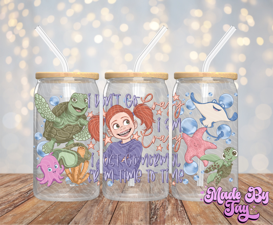 Crazy - 16OZ UV DTF Wrap