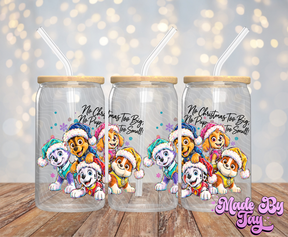 P_w P_trol Christmas - 16OZ UV DTF Wrap