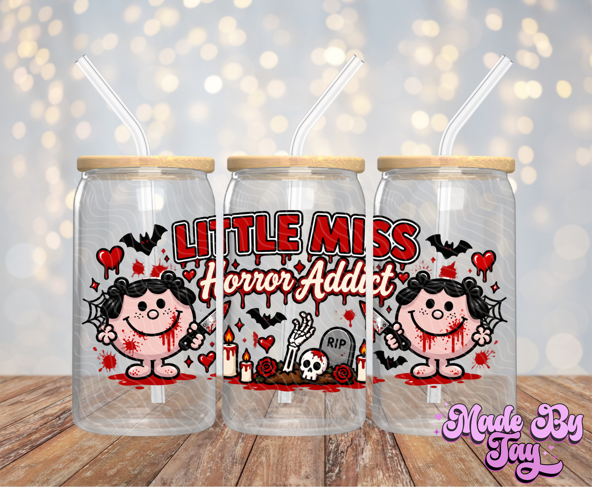 Horror Addict - 16OZ UV DTF Wrap