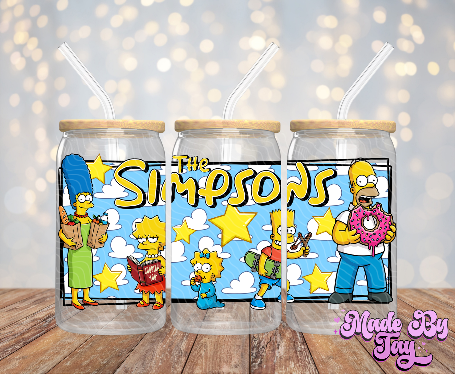 The S_mpsons - 16OZ UV DTF Wrap