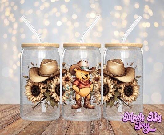 Cowboy W_nnie - 16OZ UV DTF Wrap