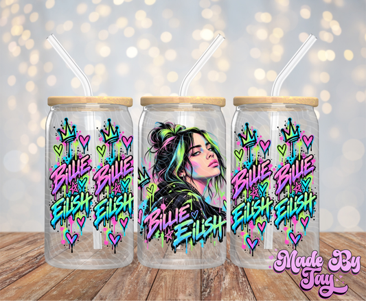 B_llie Eil_sh - 16OZ UV DTF Wrap