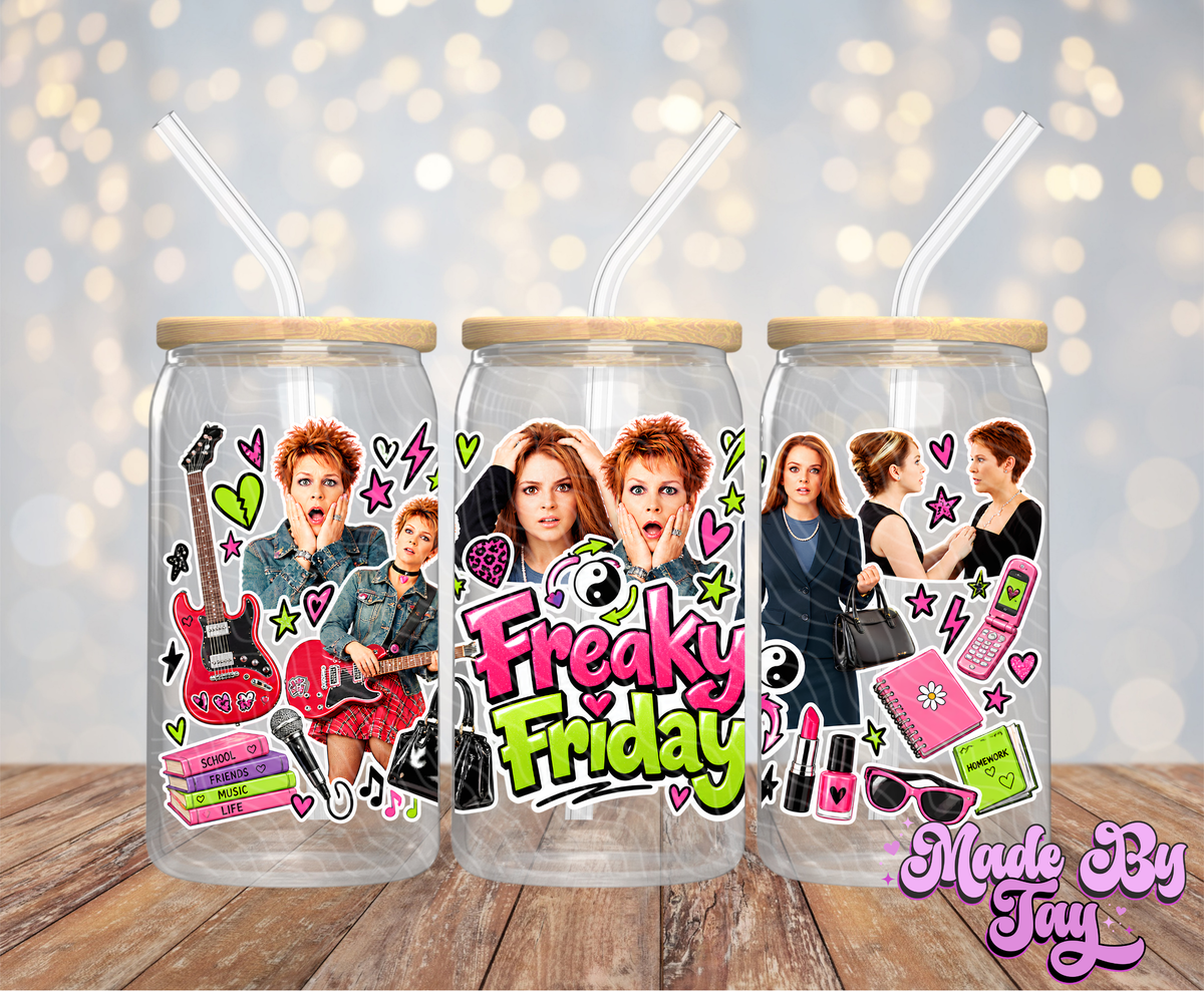 Fre_ky Fr_day - 16OZ UV DTF Wrap