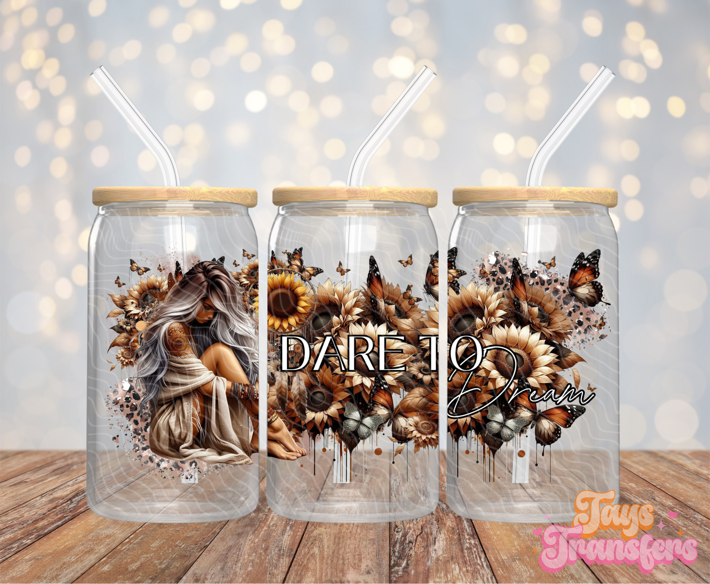 Dare To Dream - 16OZ UV DTF Wrap