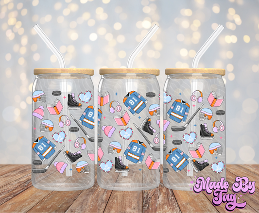 Hockey Romance - 16OZ UV DTF Wrap
