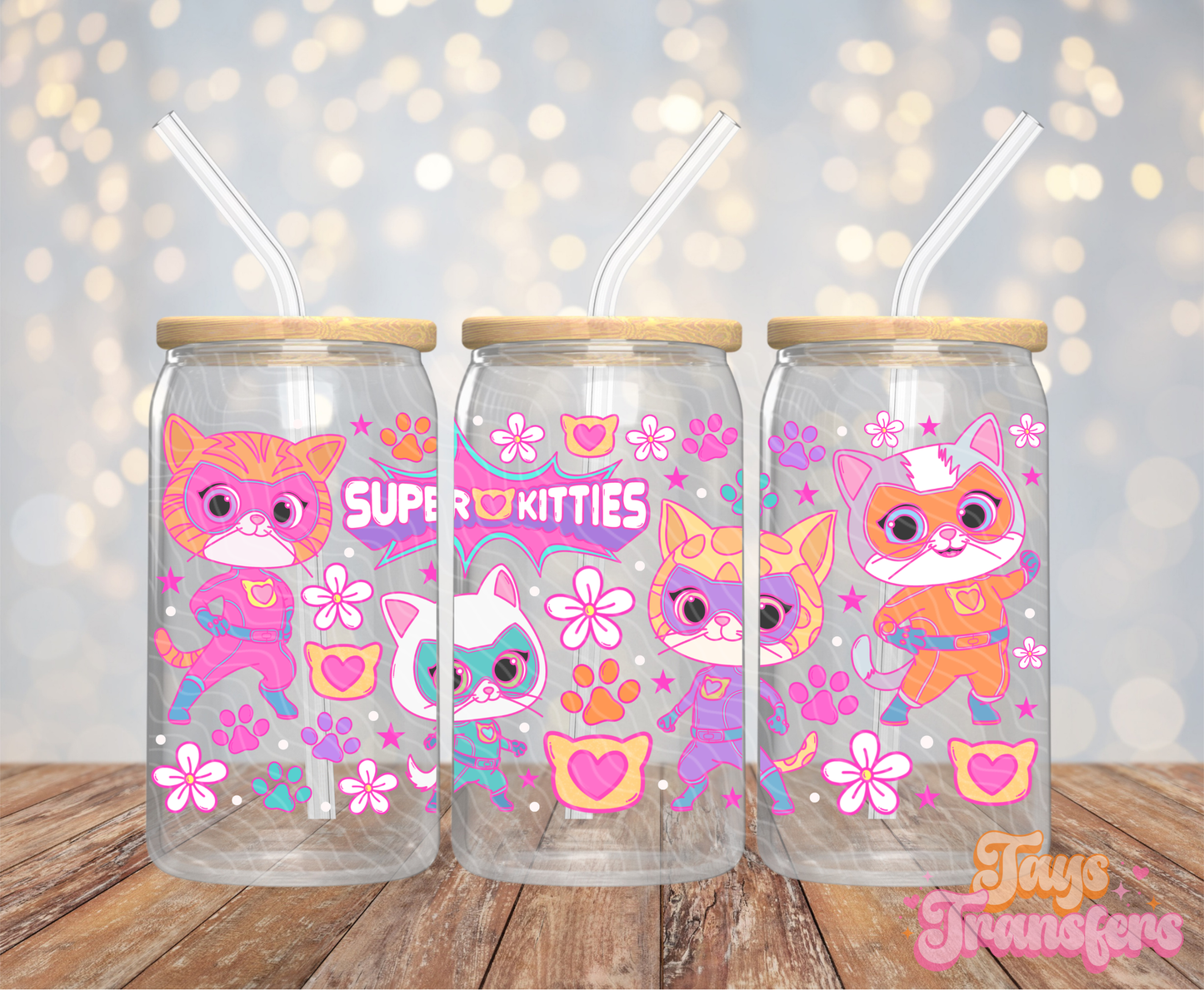 Super Kitties - 16OZ UV DTF Wrap