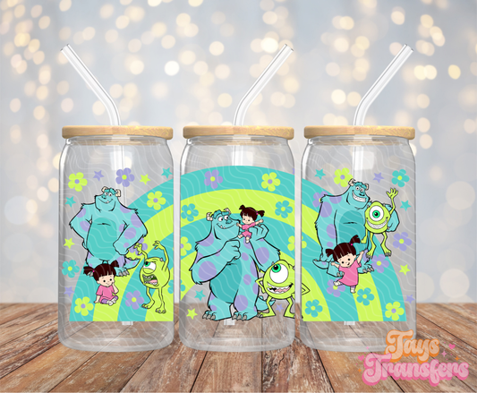 Monster Rainbow - 16OZ UV DTF Wrap