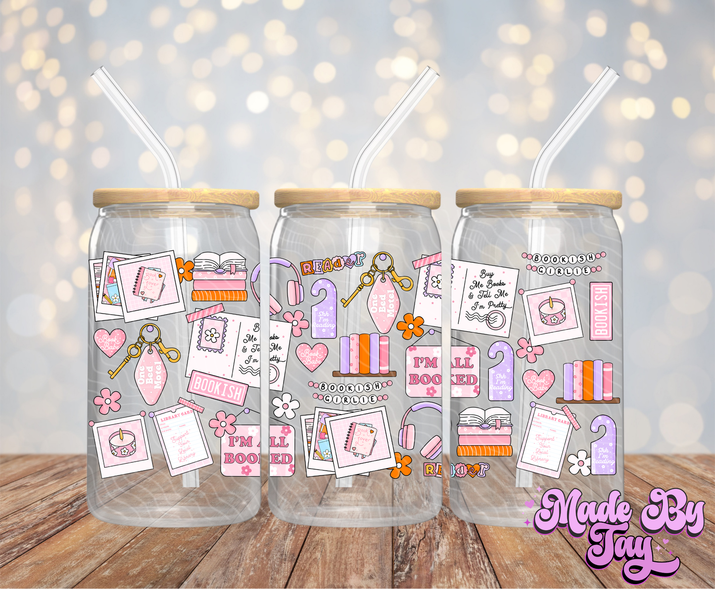 Bookish Girlie - 16OZ UV DTF Wrap