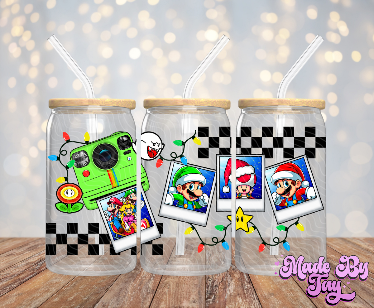 M_rio Christmas - 16OZ UV DTF Wrap