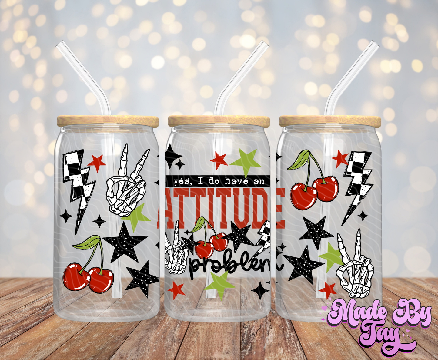 Attitude Problem - 16OZ UV DTF Wrap