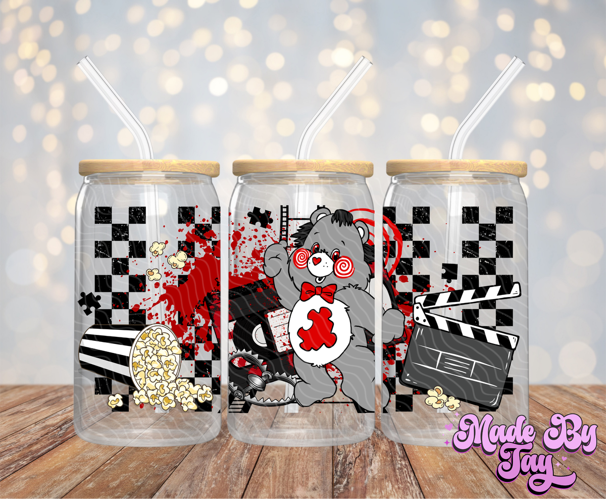 S_w Scarebear - 16OZ UV DTF Wrap