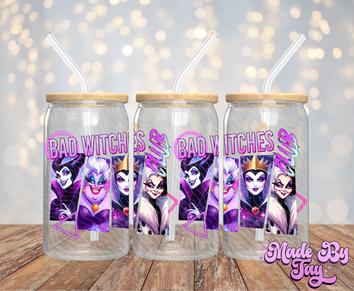 Bad Witches Club - 16OZ UV DTF Wrap