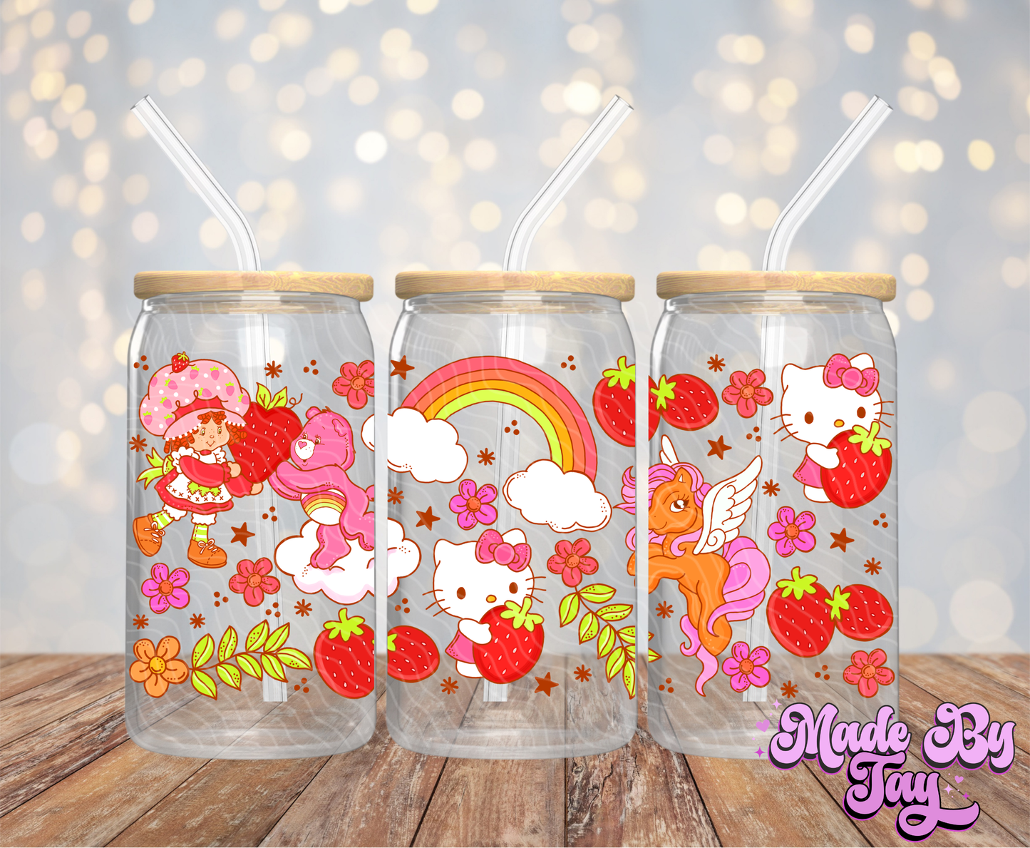 Strawberry - 16OZ UV DTF Wrap