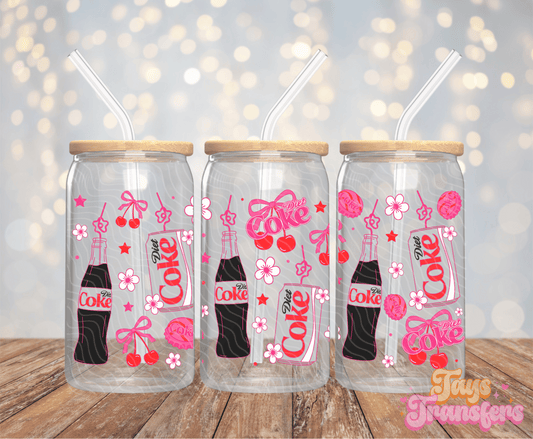 Diet Drink - 16OZ UV DTF Wrap