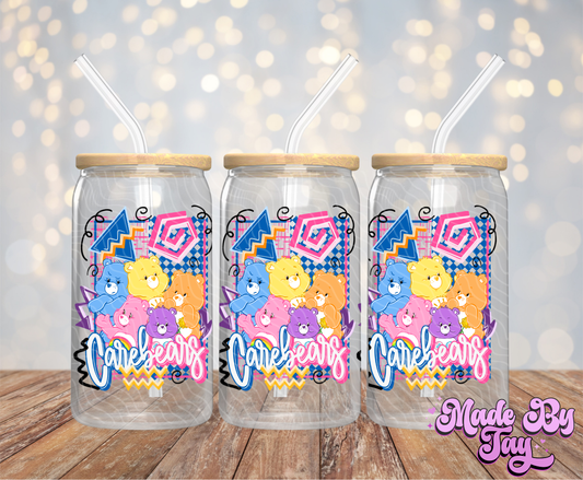 Car_bears - 16OZ UV DTF Wrap