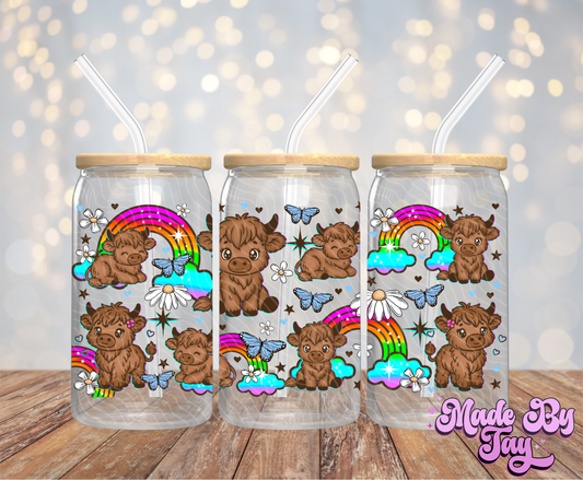 Highland Cows - 16OZ UV DTF Wrap