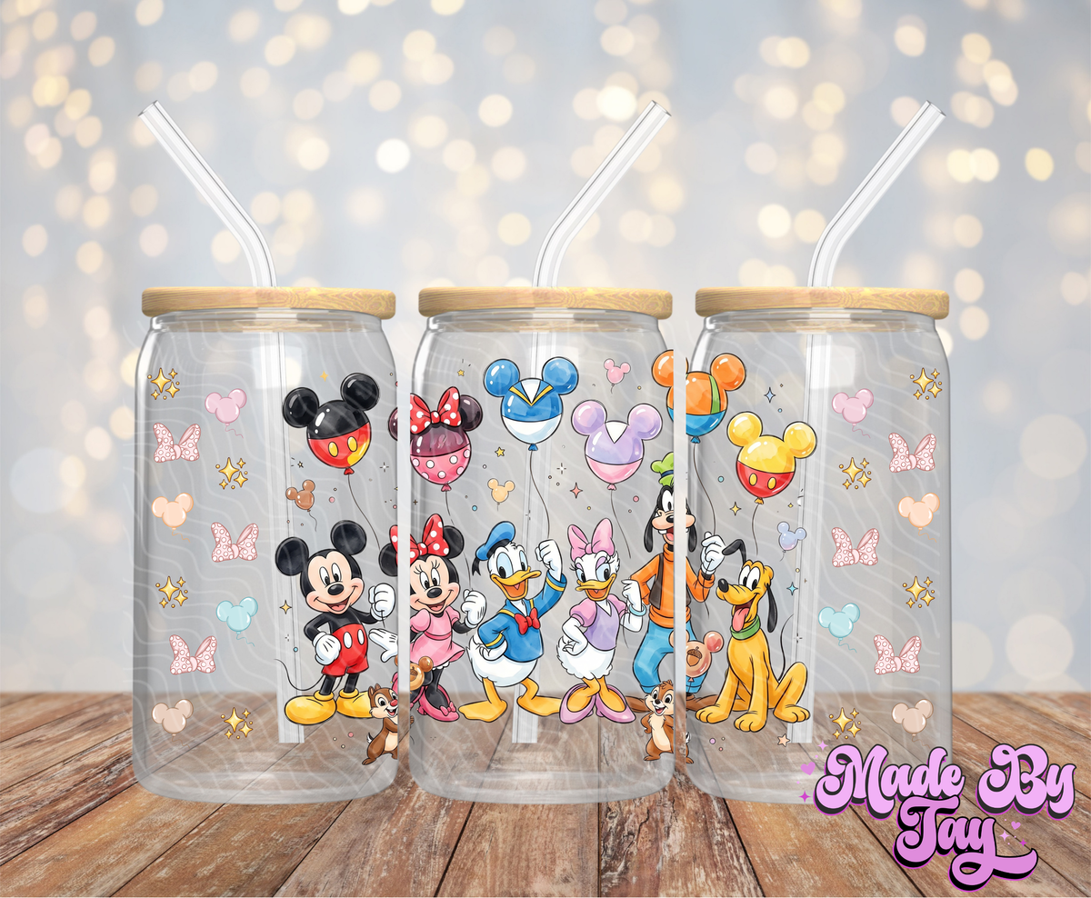 M_ck & Friends Balloons - 16OZ UV DTF Wrap