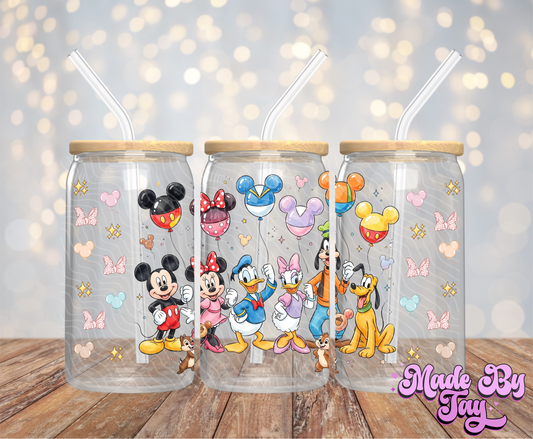 M_ck & Friends Balloons - 16OZ UV DTF Wrap