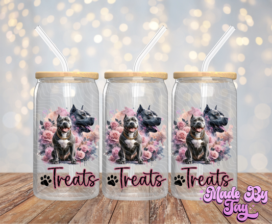Pitbull Canister Decals - 16OZ UV DTF Wrap