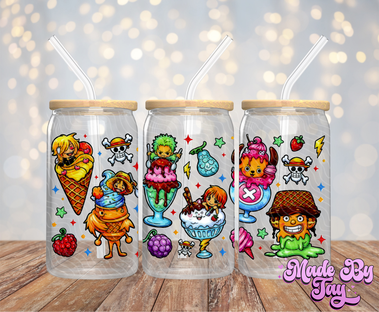 On_ Pi_ce Desserts - 16OZ UV DTF Wrap