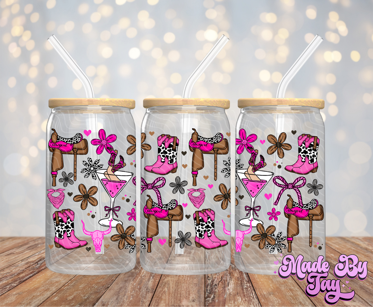 Cowgirl - 16OZ UV DTF Wrap