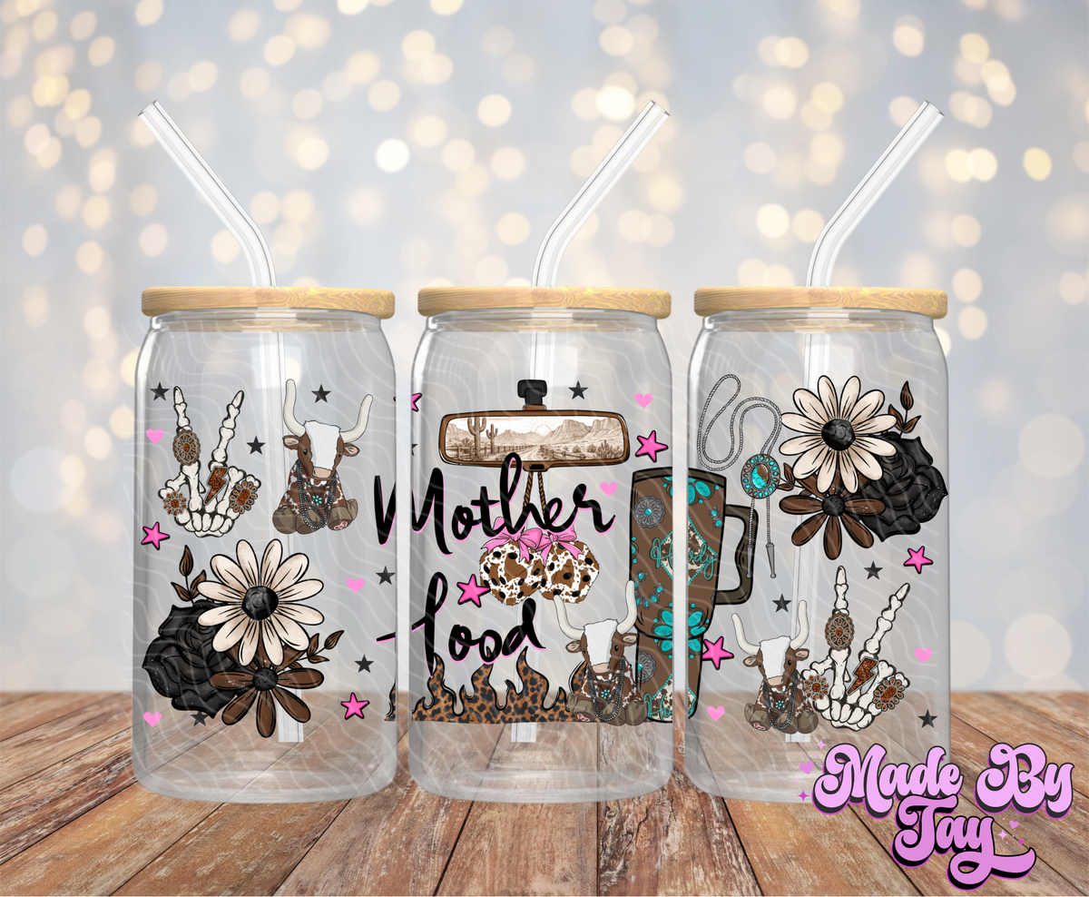 Motherhood Country - 16OZ UV DTF Wrap