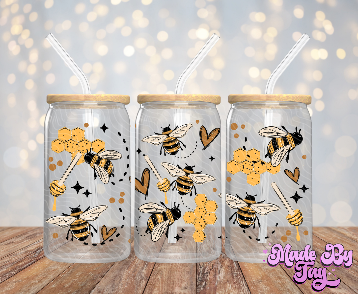 Bees & Honey - 16OZ UV DTF Wrap
