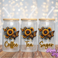 Sunflower Canister Decals - 16OZ UV DTF Wrap
