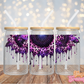 Dripping Leopard Sunflower - 16OZ UV DTF Wrap