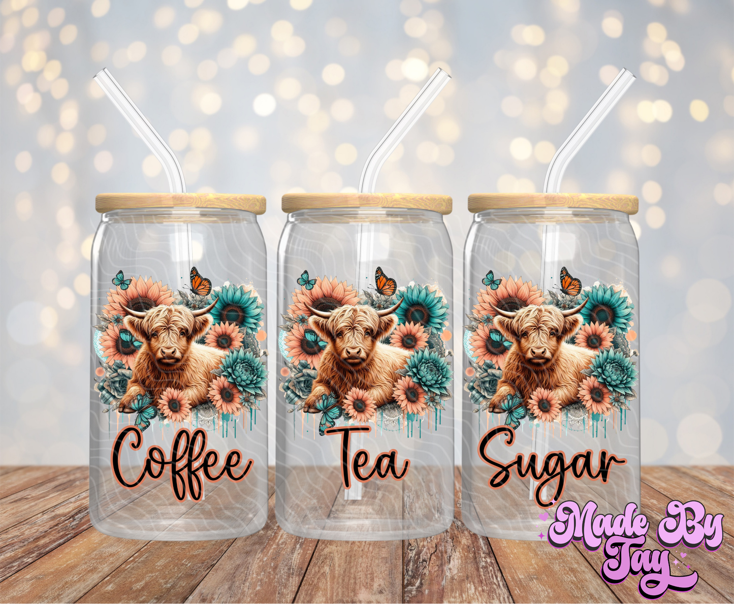 Highland Canister Decals - 16OZ UV DTF Wrap