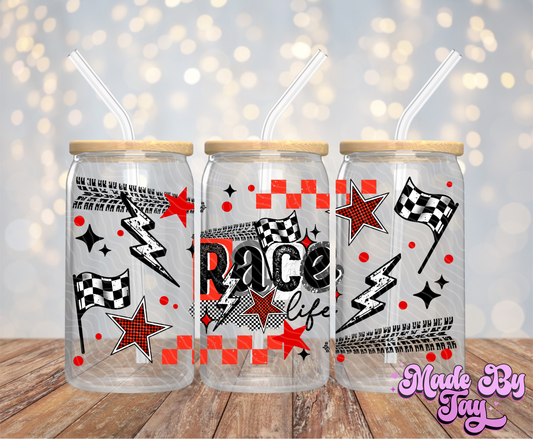 Race Life - 16OZ UV DTF Wrap