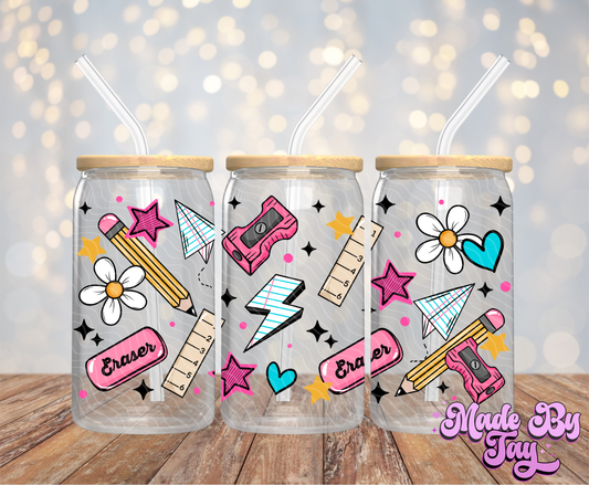 School Things - 16OZ UV DTF Wrap