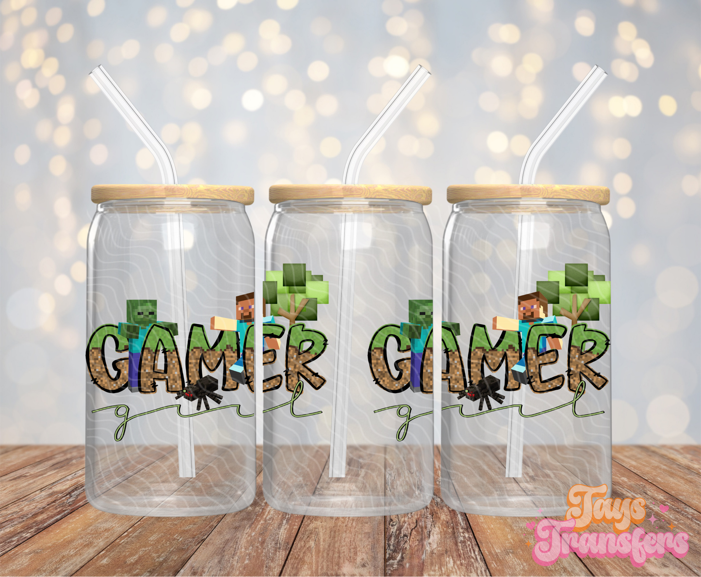 MC Gamer Girl - 16OZ UV DTF Wrap