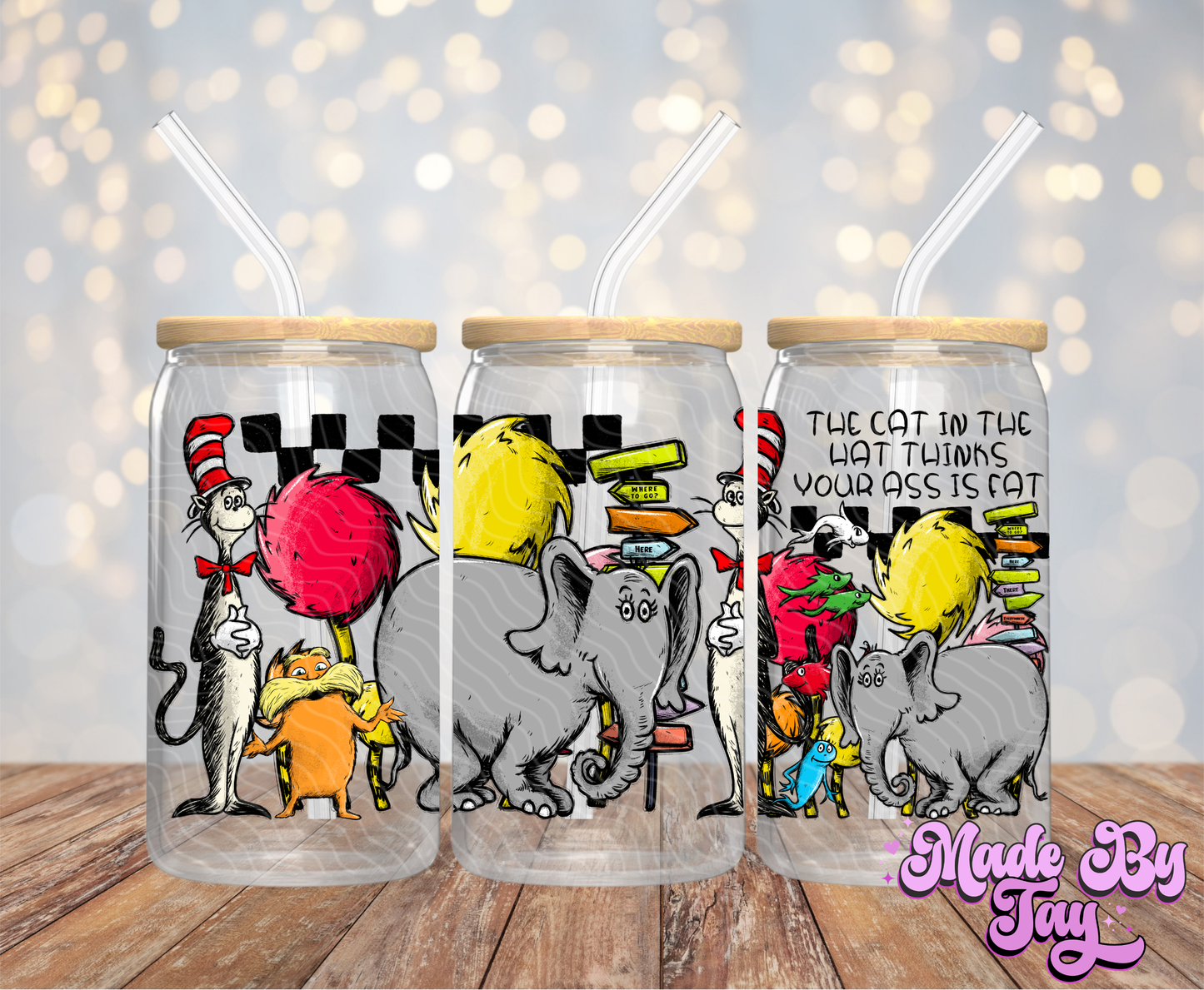 C_t In A H_t Funny - 16OZ UV DTF Wrap