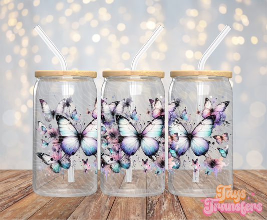 Butterflies - 16OZ UV DTF Wrap